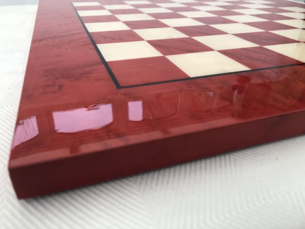 Red/Brown Gloss Chess Board 1.75in Squares - Image 6