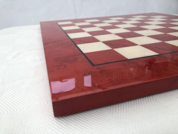Red/Brown Gloss Chess Board 1.75in Squares - Image 7