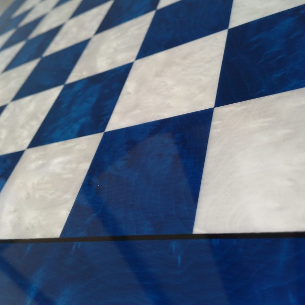Blue Italfama Root Chess Board 2 inch Squares - Image 3