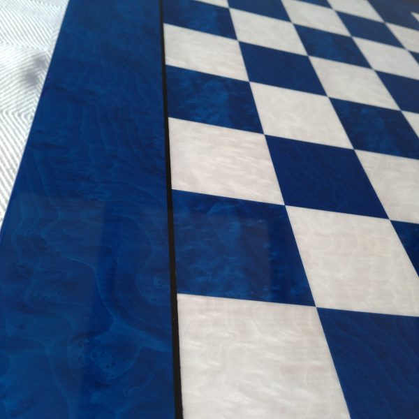 Blue Italfama Root Chess Board 2 inch Squares - Image 4