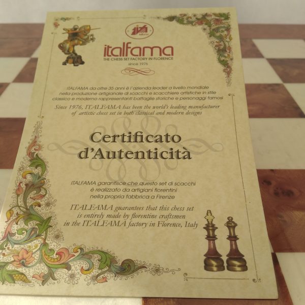 Large 23.5 inch Italfama Briar Elmwood Chess Board - Image 6