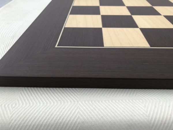 Dark Brown Wenge Chess Board 2.2in Squares 23in Total - Image 8