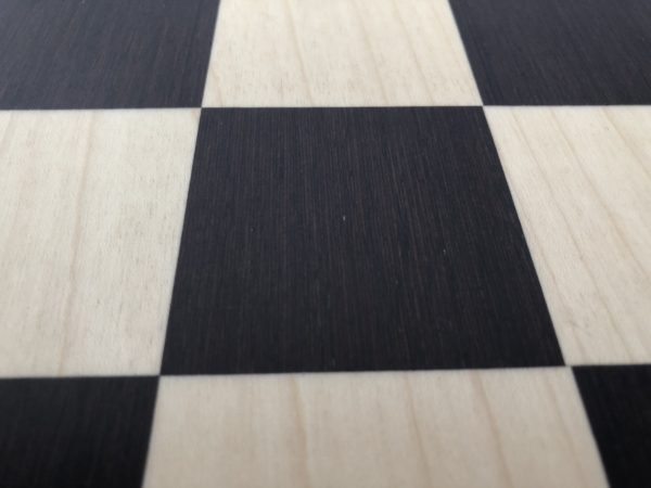 Dark Brown Wenge Chess Board 2.2in Squares 23in Total - Image 5