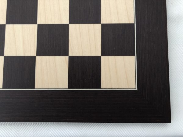 Dark Brown Wenge Chess Board 2.2in Squares 23in Total - Image 4