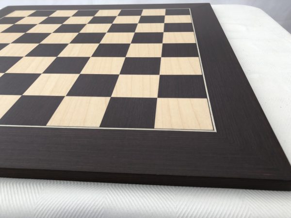 Dark Brown Wenge Chess Board 2.2in Squares 23in Total - Image 3
