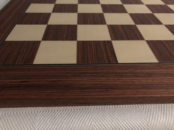 Rosewood Grain Chess Board 2.2in Squares 23in Total - Image 8
