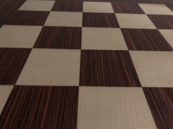 Rosewood Grain Chess Board 2.2in Squares 23in Total - Image 5