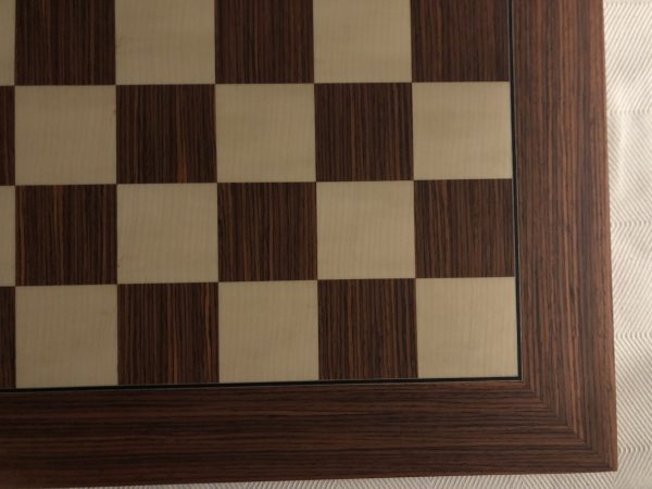 Rosewood Grain Chess Board 2.2in Squares 23in Total - Image 3