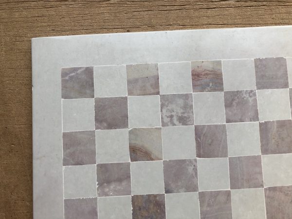 African Marble Small Chess Board 1in Squares - Image 2