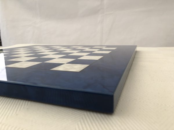 Blue Gloss Italfama Chess Board 1.6in Squares - Image 10