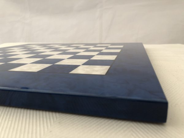Blue Gloss Italfama Chess Board 1.6in Squares - Image 11