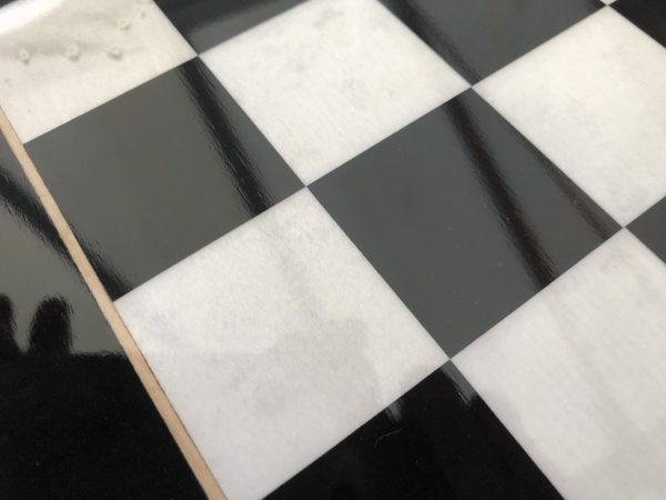 Black Gloss Italfama Chess Board 1.6in Squares - Image 7
