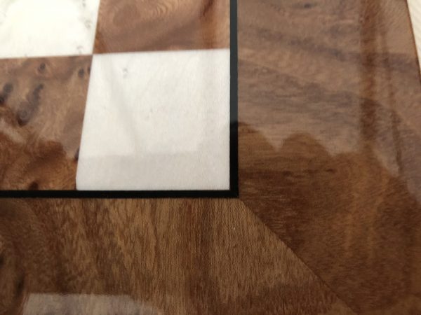 Light Brown Gloss Italfama Chess Board 1.6in Squares - Image 9