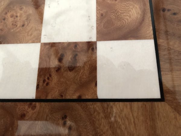 Light Brown Gloss Italfama Chess Board 1.6in Squares - Image 10