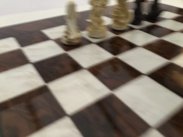 Dk Brown Gloss Italfama Chess Board 1.6in Squares - Image 6
