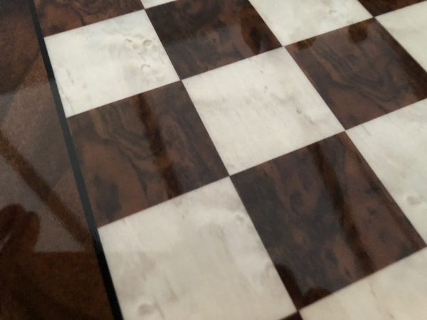 Dk Brown Gloss Italfama Chess Board 1.6in Squares - Image 7