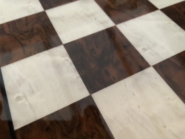 Dk Brown Gloss Italfama Chess Board 1.6in Squares - Image 8