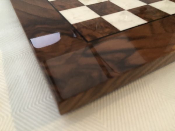 Dk Brown Gloss Italfama Chess Board 1.6in Squares - Image 9