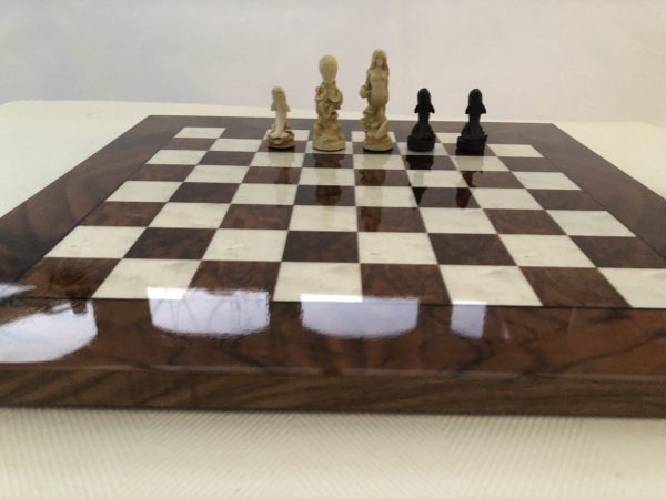 Dk Brown Gloss Italfama Chess Board 1.6in Squares - Image 12