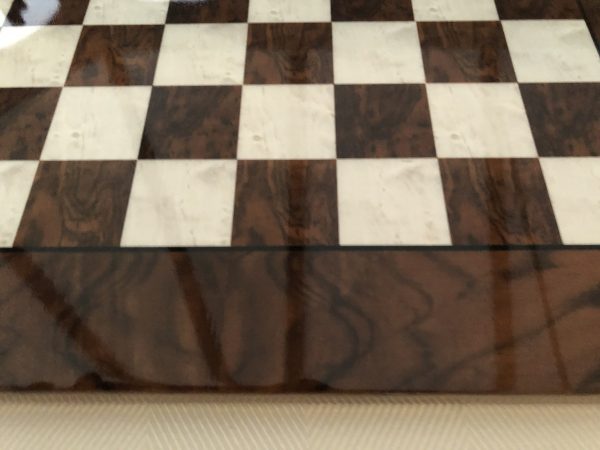 Dk Brown Gloss Italfama Chess Board 1.6in Squares - Image 13