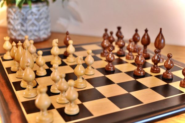 Roly Poly Rosewood Chess Set 4" King - Image 19