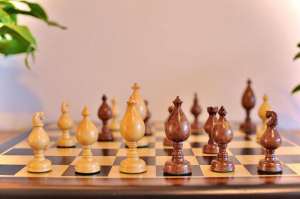 Roly Poly Rosewood Chess Set 4" King - Image 20