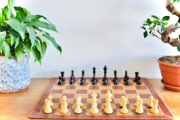 Jaques Staunton Double weighted Ebonised Chess Set - Image 12