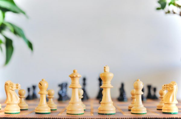 Jaques Staunton Double weighted Ebonised Chess Set - Image 15