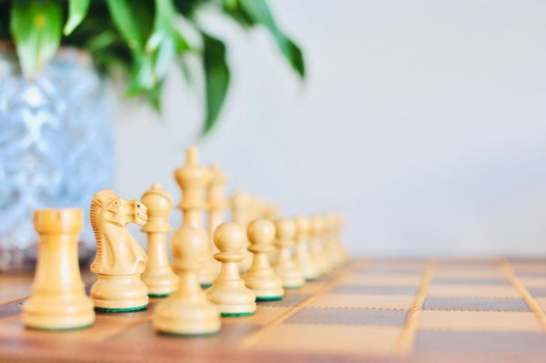 Jaques Staunton Double weighted Ebonised Chess Set - Image 16
