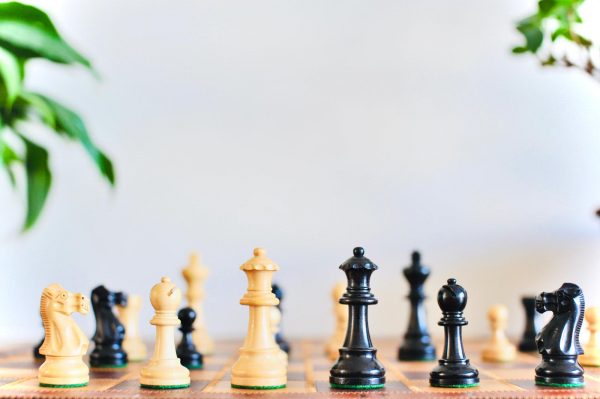 Jaques Staunton Double weighted Ebonised Chess Set - Image 6