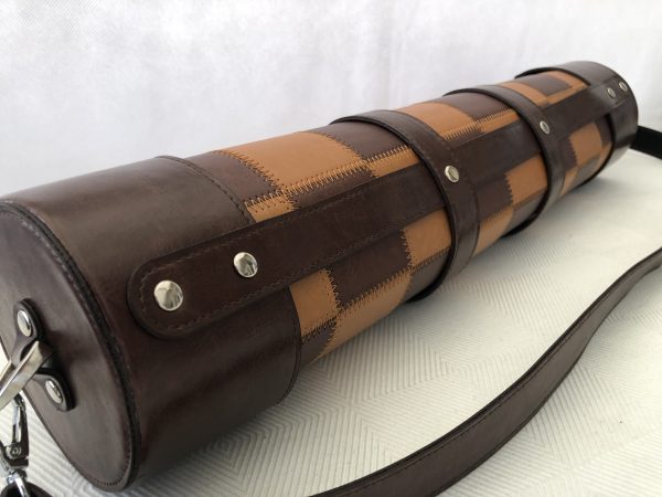 Leather Chess Mat 2.25" Squares with Leather Case - Image 23