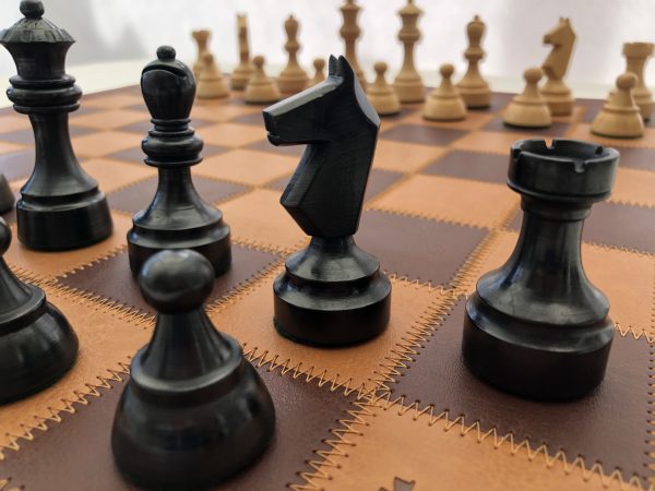 The Firenze - Ebonised Chess Pieces