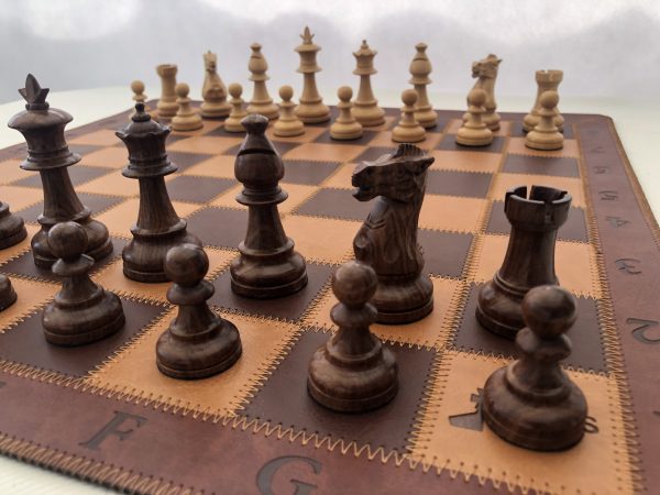 The Kingfisher - Acacia Double Weighted Staunton Chess Set - Image 19