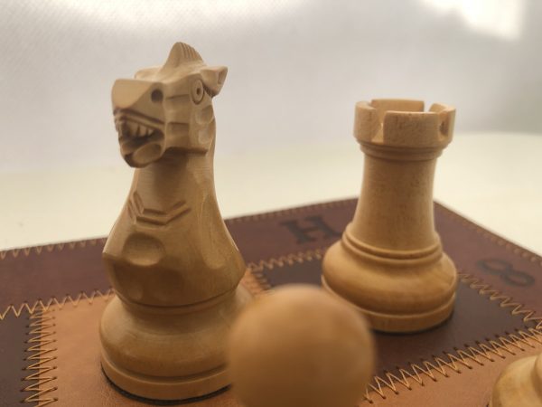 The Kingfisher - Acacia Double Weighted Staunton Chess Set - Image 13