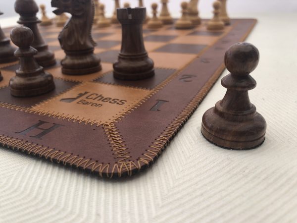 The Kingfisher - Acacia Double Weighted Staunton Chess Set - Image 3