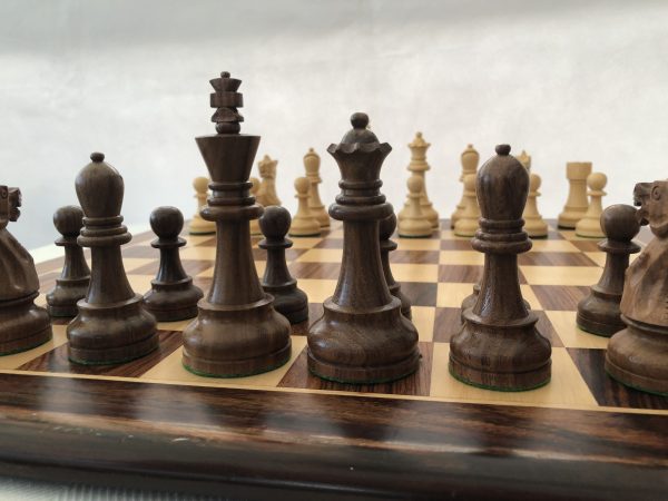 The Carryford Large 4.5 inch Rosewood Triple Weighted Chess