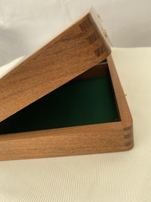 Full Size Acacia Chess Board and Case Combined - Image 8