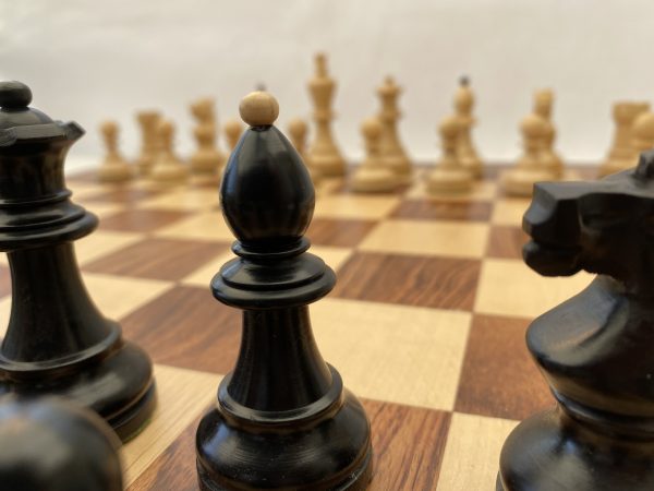 The Bohemian Ebonised Weighted Chess with Double Queens - Image 9