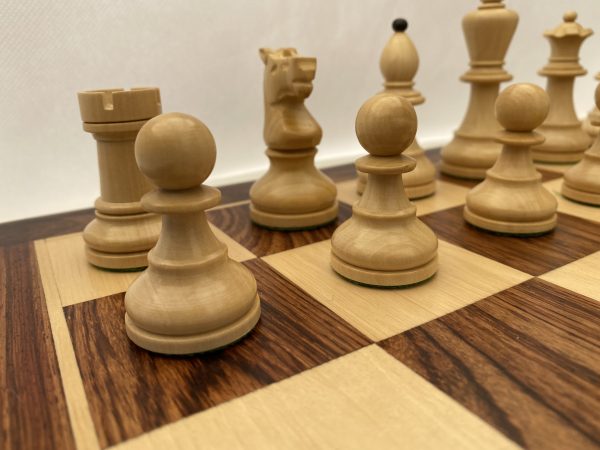 The Bohemian Ebonised Weighted Chess with Double Queens - Image 4