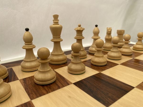 The Bohemian Ebonised Weighted Chess with Double Queens - Image 5
