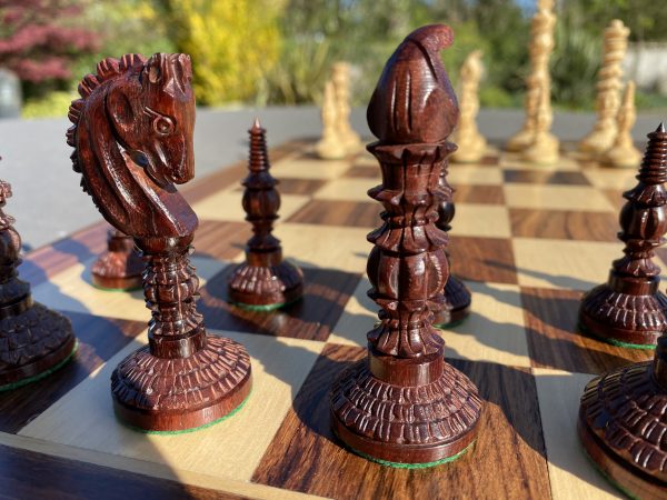 The Kowamura Bud Rosewood Chess Set