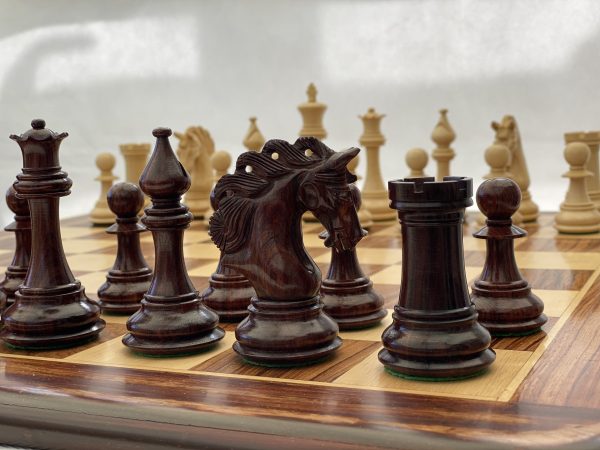 The Mayfield Anjanwood Triple Weighted Chess Pieces - Image 4