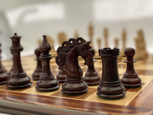 The Mayfield Anjanwood Triple Weighted Chess Pieces - Image 5