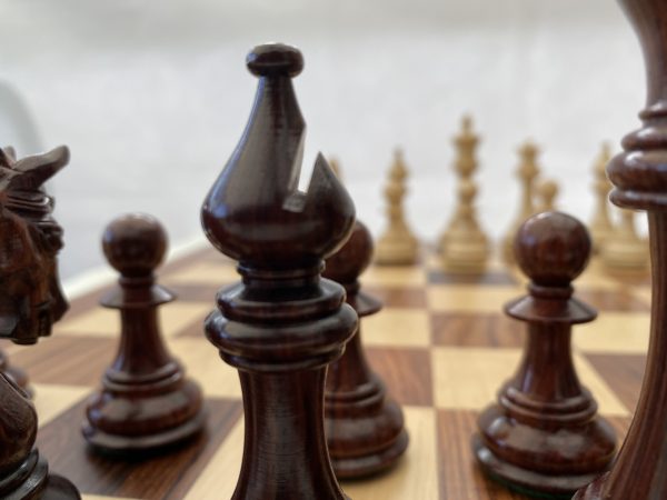 The Mayfield Anjanwood Triple Weighted Chess Pieces - Image 9