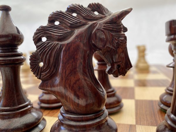 The Mayfield Anjanwood Triple Weighted Chess Pieces