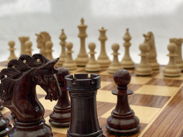The Mayfield Anjanwood Triple Weighted Chess Pieces - Image 3
