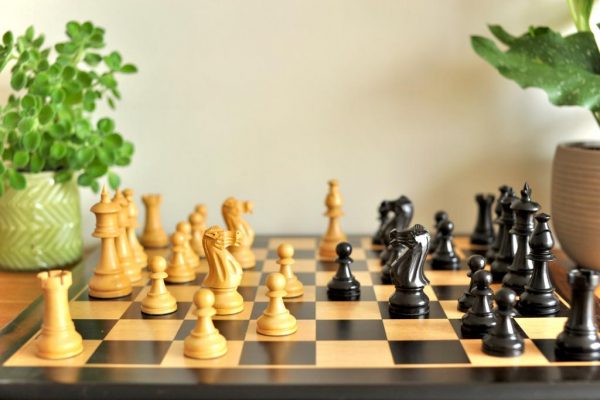 The Kingfisher - Ebonised Double Weighted Staunton Chess Set - Image 5