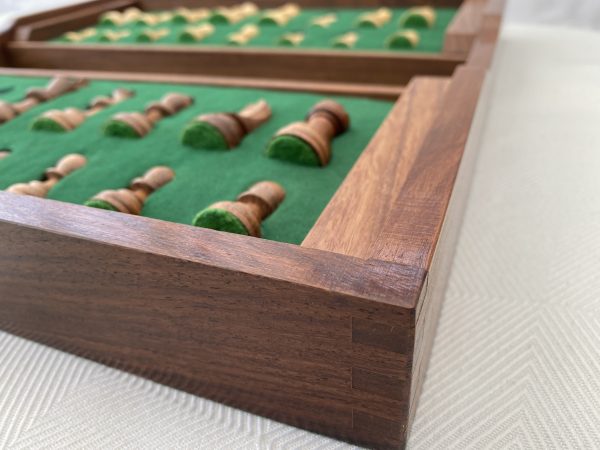 Combined Chess Set including Cabinet Board - Image 18