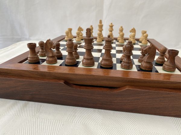 Combined Chess Set including Cabinet Board - Image 5