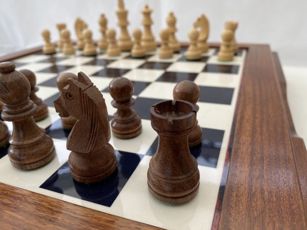 Combined Chess Set including Cabinet Board - Image 6
